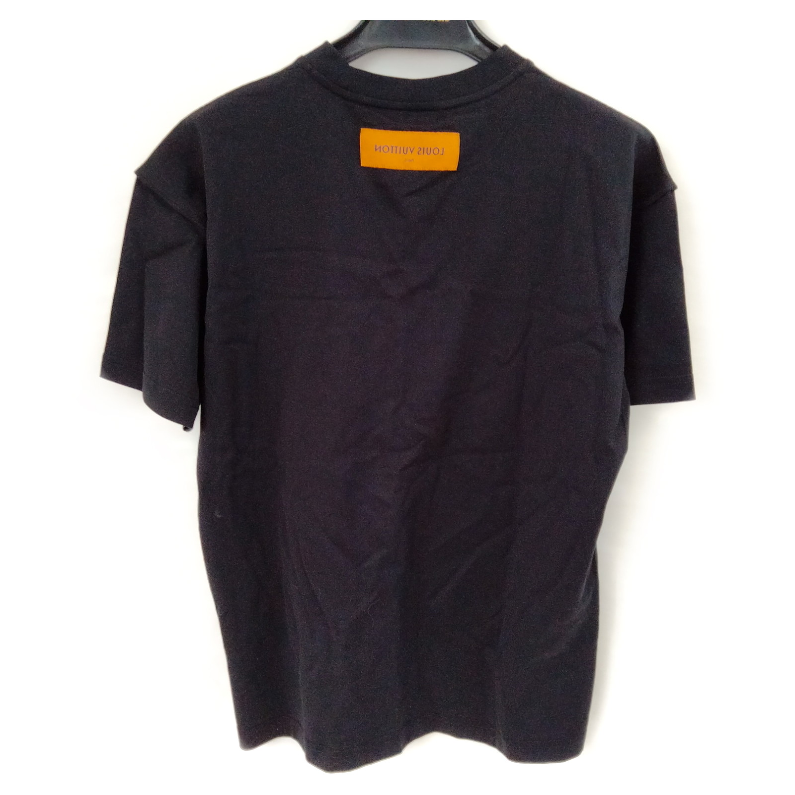 LOUIS VUITTON LVロゴ 長袖 カットソー Tシャツ濃紺　レア Louis Vuitton TShirts Mens Cotton 2287022 | eBay