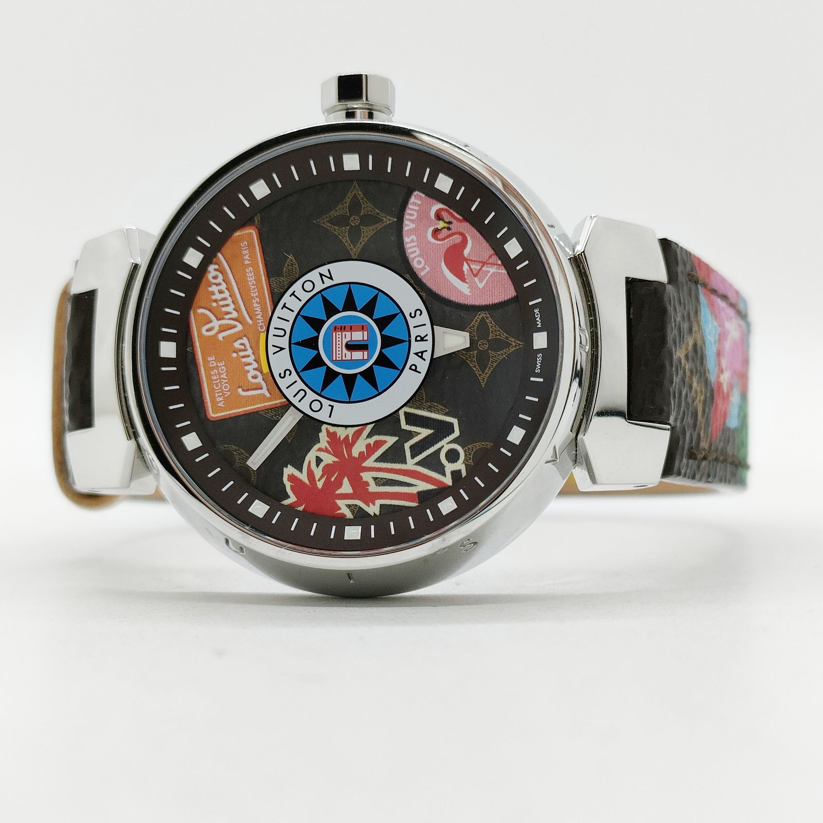 時計 kowasiyasnapon LOUIS VUITTON Louis Vuitton Watch QA061 32mm Womens Browns 2324369 | eBay