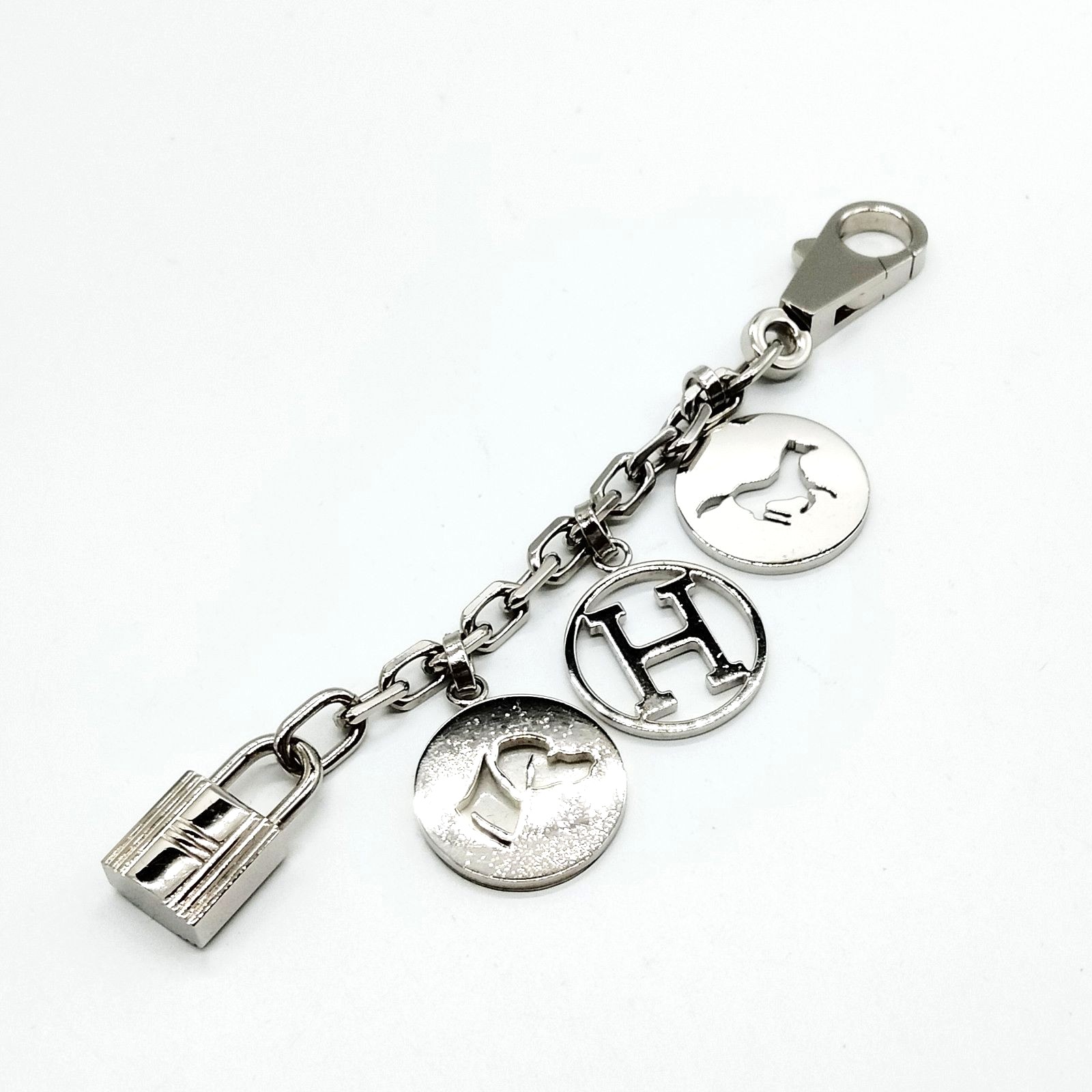 Hermes Key Ring Silver 2340885 | eBay