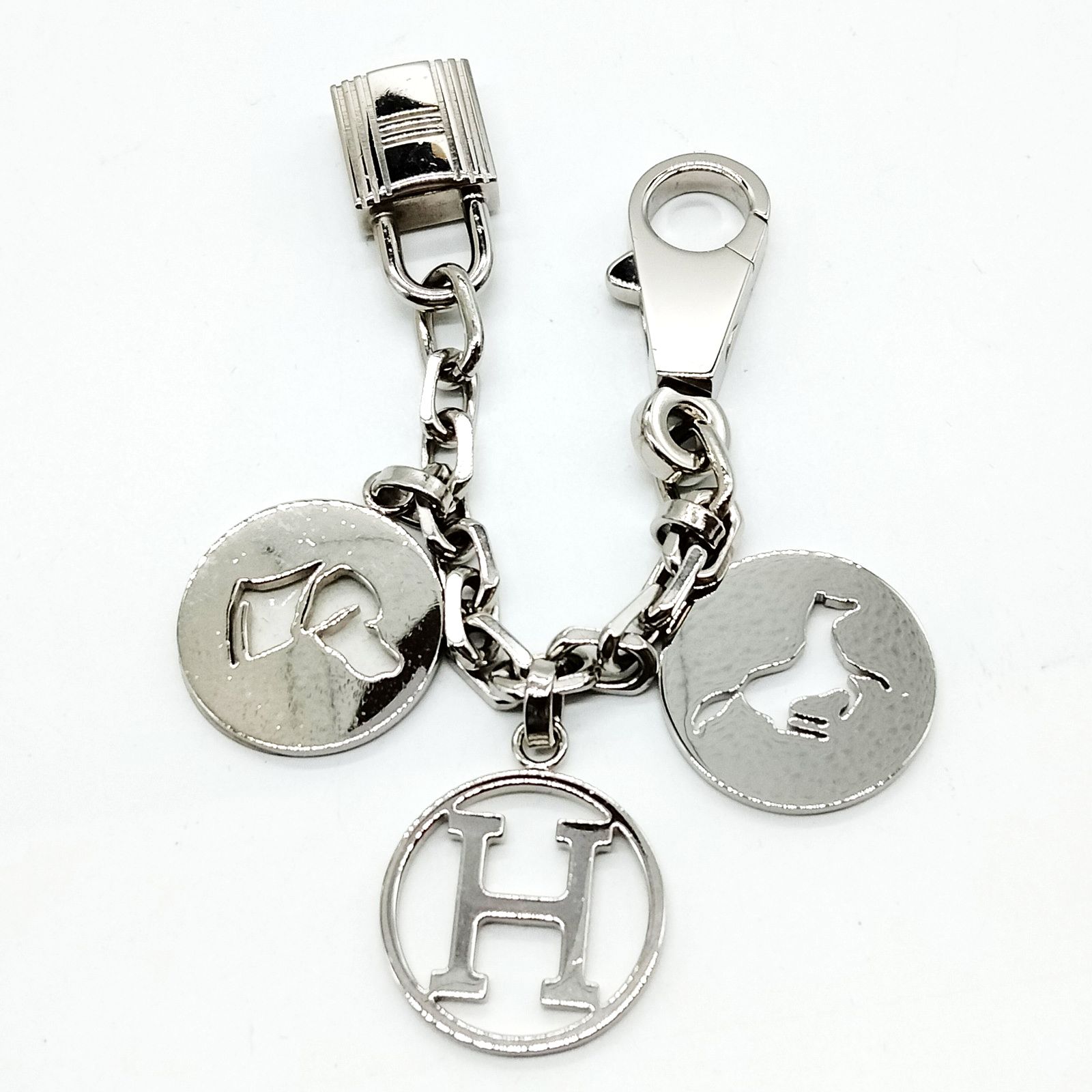 Hermes Key Ring Silver 2340885 | eBay