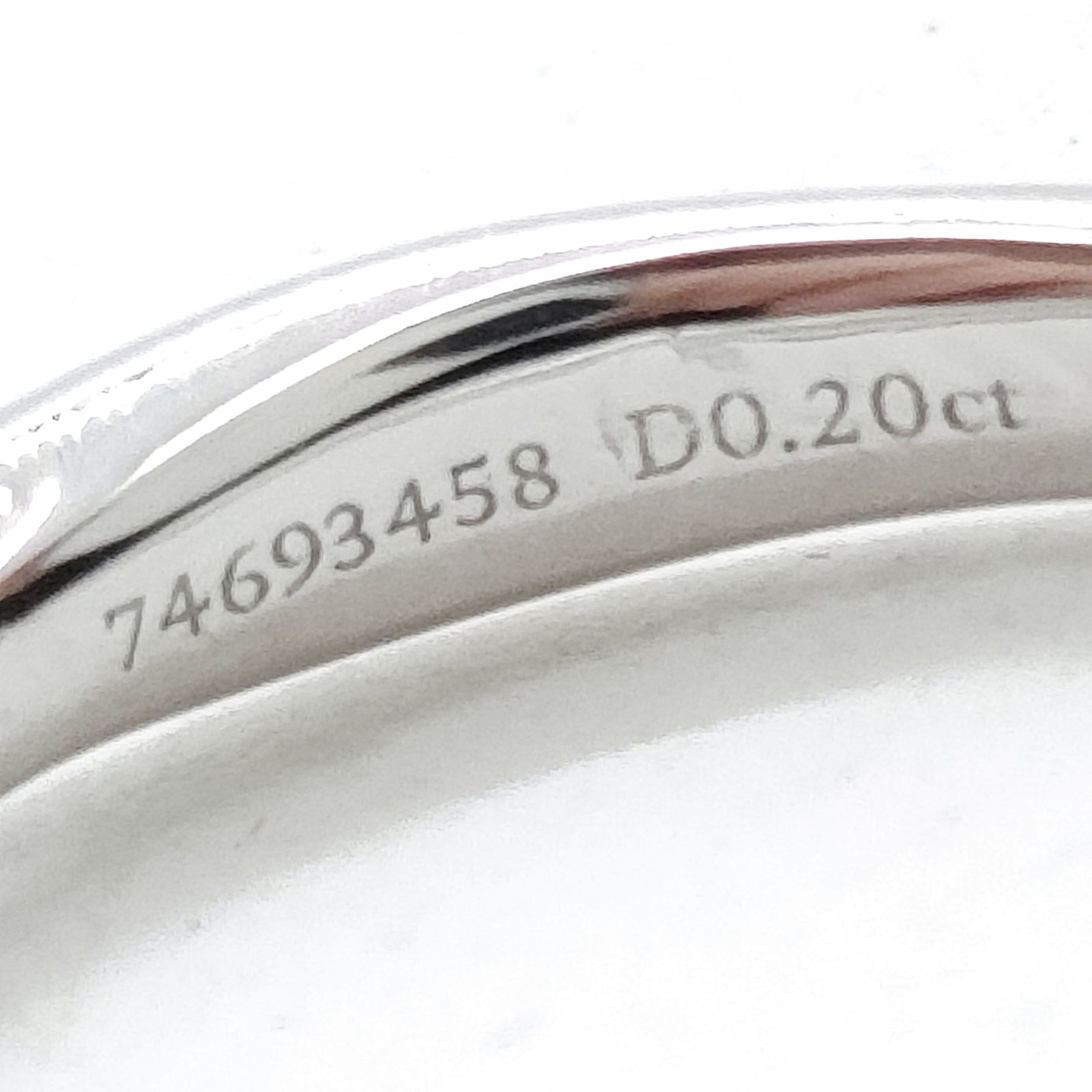 Tiffany and Co. Ring Harmony Natural Diamond 0.2ct Platinum 